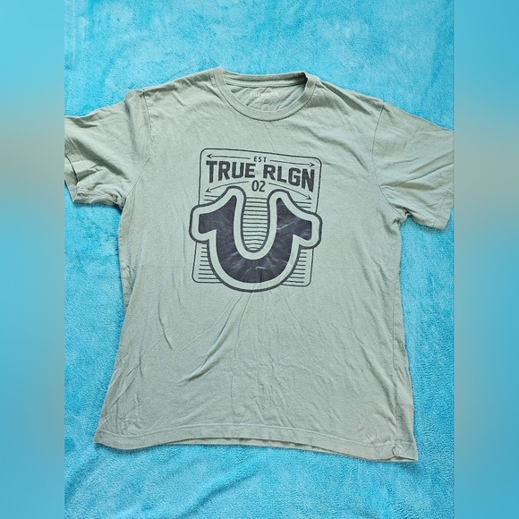 ,True Religion, women's size large t-shirt,  used, - Picture 1 of 6